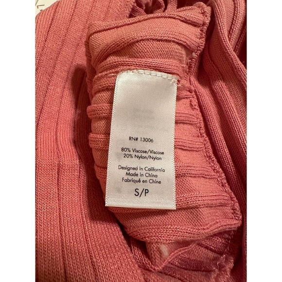 L*Space Lucky Lace Up Sweater Top in Rose - Picture 6 of 6